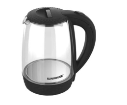 Bình đun siêu tốc thủy tinh Sunhouse SHD1215B