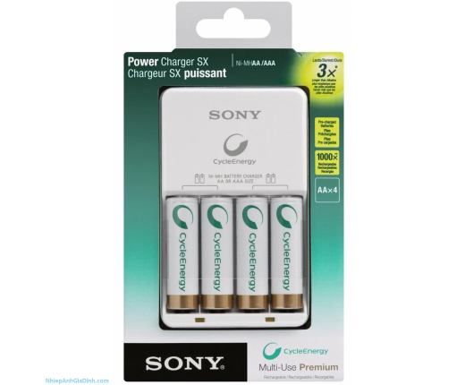 BỘ SẠC 4 PIN SONY BCG-34HW4KN