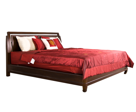GIƯỜNG VENEER SƠN PU 1.6MX2.0M