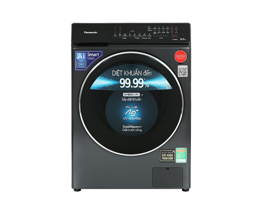 Máy giặt Panasonic Inverter giặt 9.5 kg - sấy tiện ích 2 kg NA-V95FR1BVT