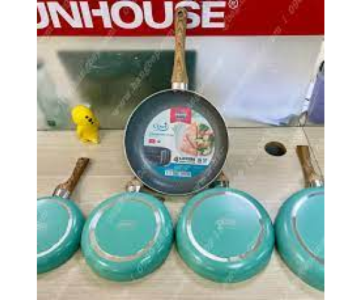 Chảo chiên chống dính vân đá Sunhouse 26cm Clover CL26