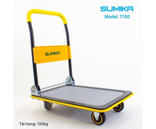 Xe đẩy hàng sàn thép SUMIKA T150
