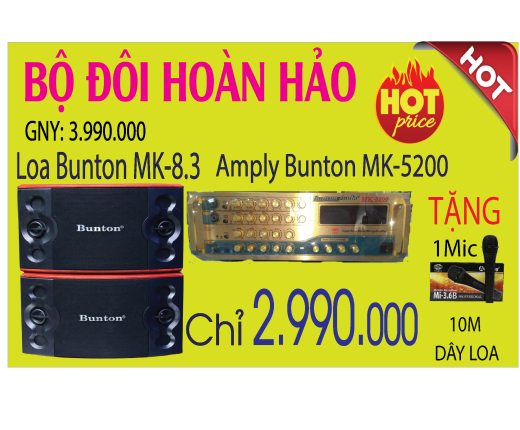 BỘ ĐÔI HOÀN HẢO (LOA + AMPLY)