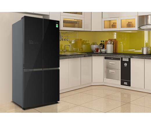Tủ lạnh Hitachi Inverter 569 lít Multi Door R-WB640VGV0 GBK