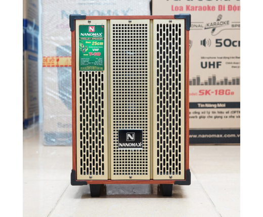 Loa Kéo Mini Nanomax T-10 Bass 25cm 200w Karaoke Bluetooth