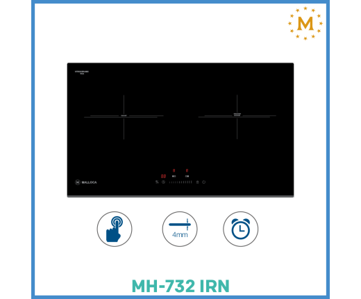 Bếp Âm 1 Điện 1 Từ Malloca MH-732 IRN