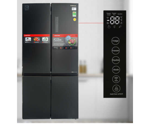 Tủ lạnh Toshiba Inverter 515 lít GR-RF677WI-PMV(06)-MG