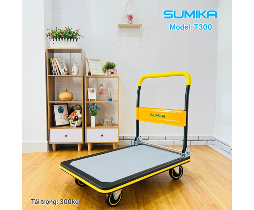 Xe đẩy hàng sàn thép SUMIKA T300
