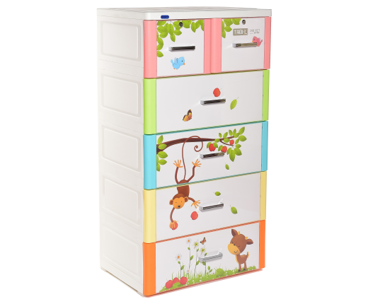 TỦ NHỰA TABI L ĐA SẮC 5 NGĂN