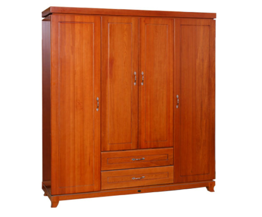 TỦ QUẦN ÁO GỖ CÒNG 4 CÁNH