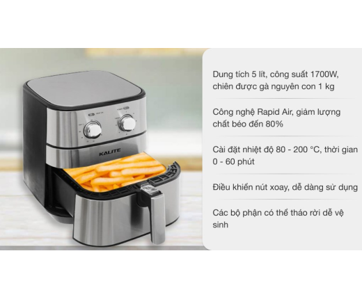 Nồi chiên không dầu Kalite Q5