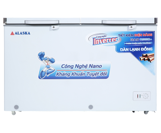 Tủ đông Alaska Inverter 312 lít BCD 5068CI 