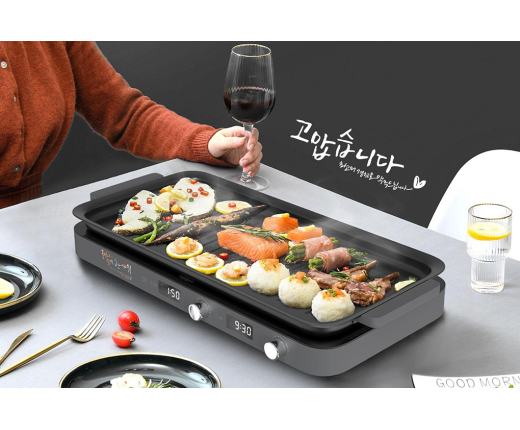Bếp từ đôi kèm bộ nồi Hawonkoo MCEH-200-II-GR