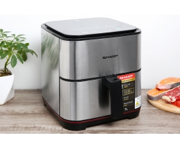 Nồi chiên không dầu Sharp KF-AF70EV-ST 7 lít 