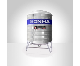 BỒN INOX304 SƠN HÀ 1500 LÍT   LOẠI ĐỨNG 