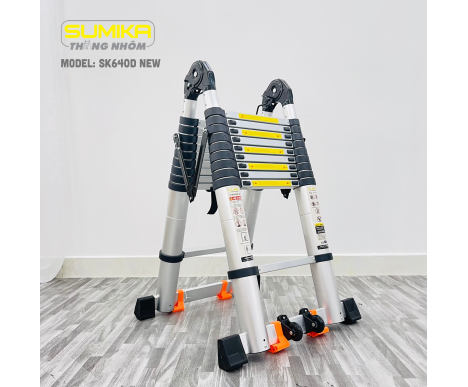 Thang Nhôm rút Chữ A SUMIKA SKS640D NEW