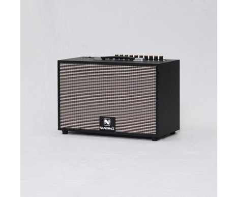 Loa Karaoke Xách Tay Nanomax K-01 Đen Bass 20cm 120w