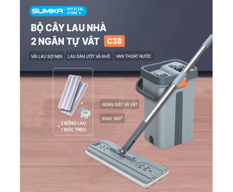 Bộ cây lau nhà SUMIKA C38