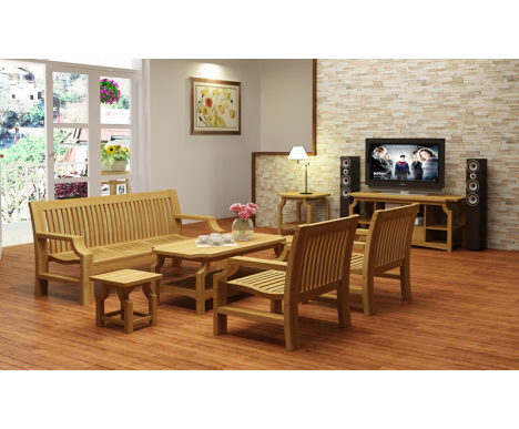 SALON GỖ SỒI MỸ