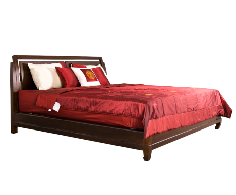 GIƯỜNG VENEER SƠN PU 1.6MX2.0M