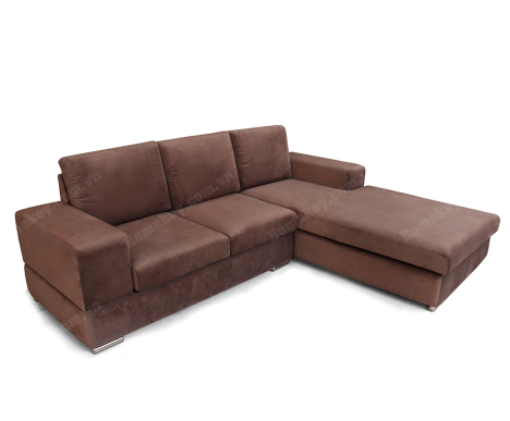 SOFA GÓC VẢI NGUYÊN HẠNH (NÂU)