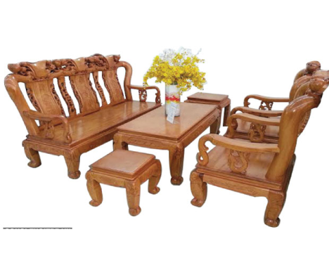 SALON GỖ TAY 8