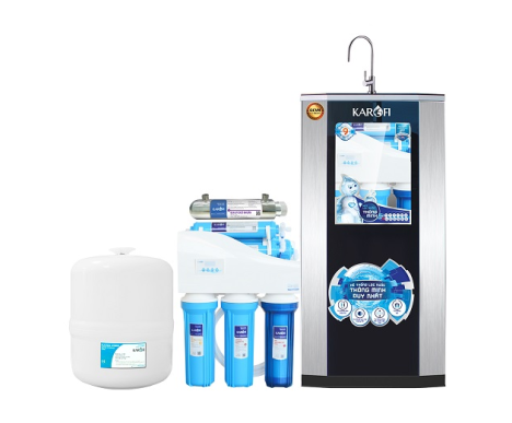 MÁY LỌC NƯỚC KAROFI 9 CẤP iRO K9I-1 (ĐÈN UV)