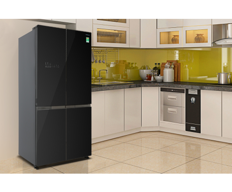 Tủ lạnh Hitachi Inverter 569 lít Multi Door R-WB640VGV0 GBK