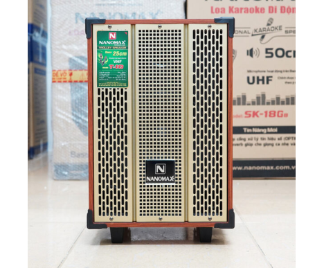 Loa Kéo Mini Nanomax T-10 Bass 25cm 200w Karaoke Bluetooth