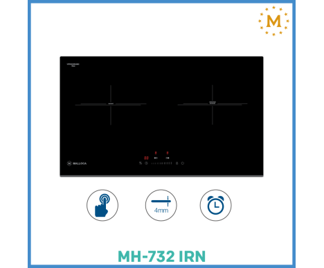 Bếp Âm 1 Điện 1 Từ Malloca MH-732 IRN