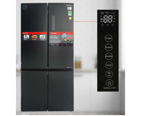 Tủ lạnh Toshiba Inverter 515 lít GR-RF677WI-PMV(06)-MG
