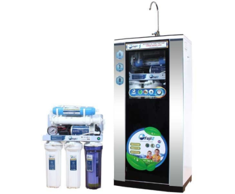 Máy Lọc Nước Tinh Khiết RO Thông Minh FujiE RO-07 (7 Cấp Lọc- Bao Gồm Tủ Cường Lực)
