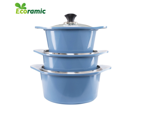 BỘ NỒI ĐÚC ECORAMIC 3 CÁI VLINE VLPOT
