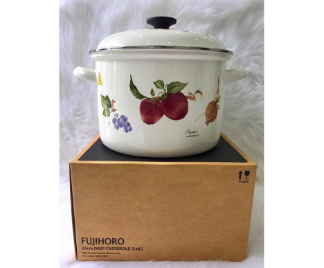 Nồi Tráng Men Fujihoro FRV-22DW 5.6 Lít
