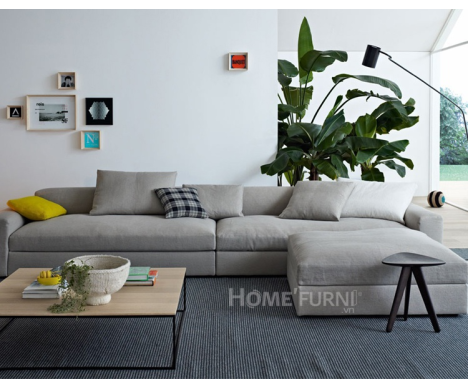 SOFA GÓC VẢI (XÁM LỢT)