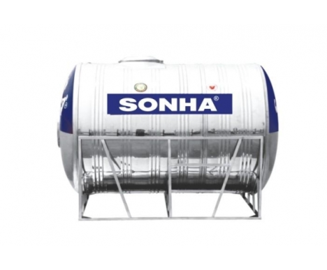 Bồn nước Inox 500L Sơn Hà ngang 