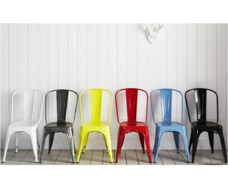 Ghế thép mạ kẽm, outdoor Tolix A 
