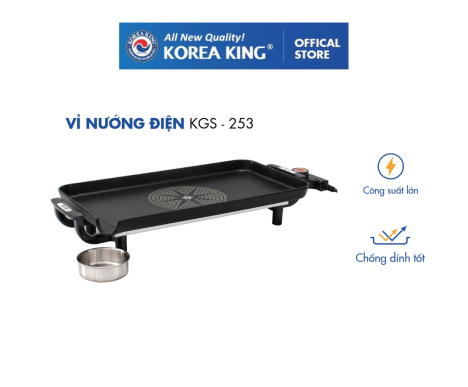BẾP NƯỚNG ĐIỆN KOREAKING KGS-253