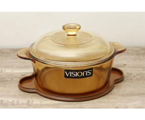 Nồi thủy tinh nắp thủy tinh 22 cm Visions VS-22/CL1 2.25 lít