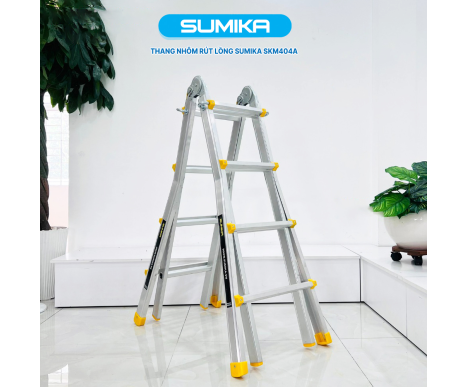 Thang nhôm gấp chữ A SUMIKA A404