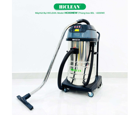 MÁY HÚT BỤI CÔNG NGHIỆP HICLEAN HC80 NEW
